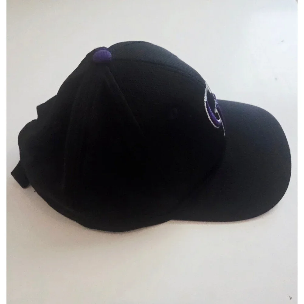Colorado Rockies Black Baseball Cap For Kids